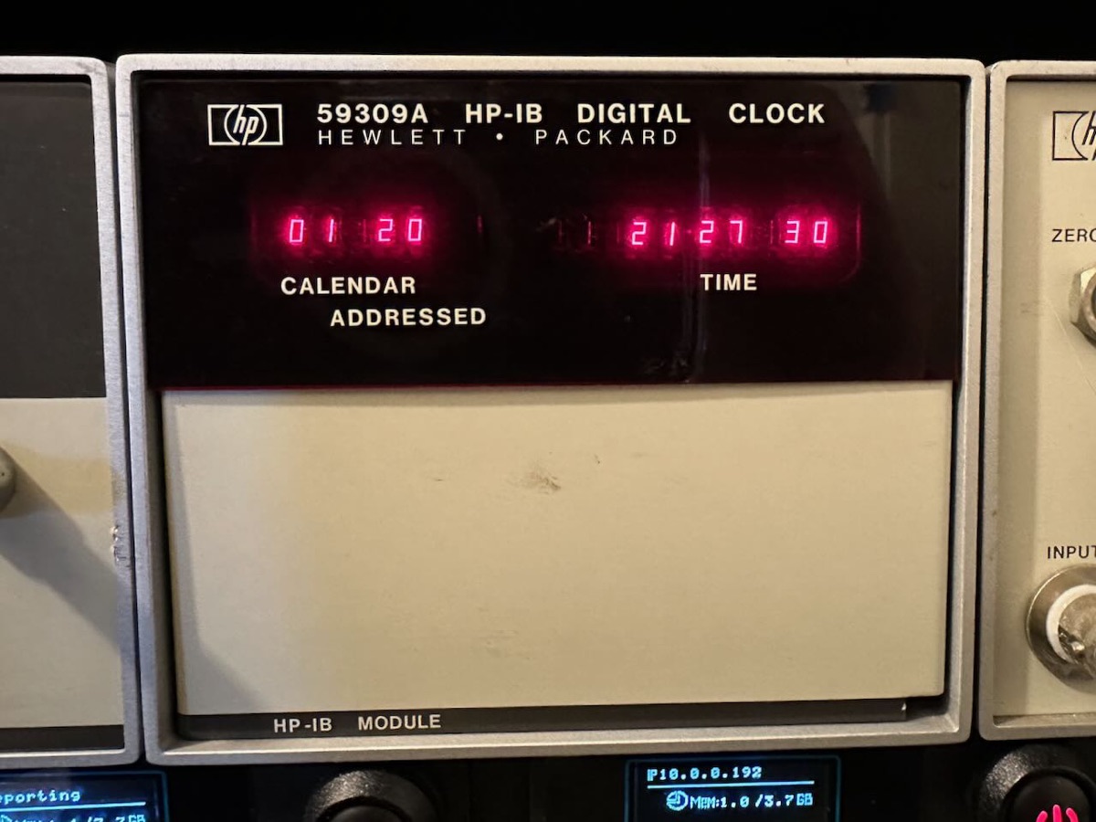 HP 59309A digital clock