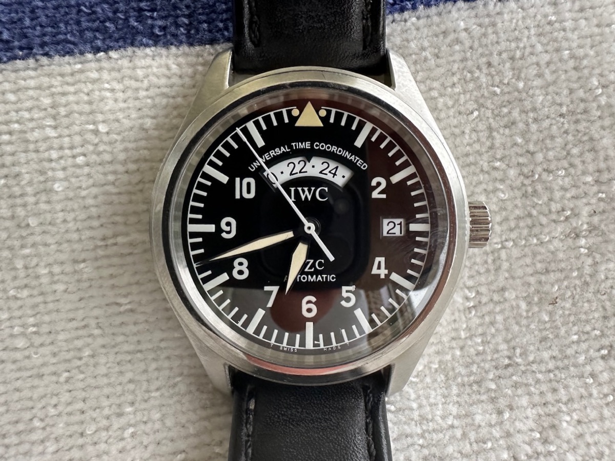 IWC watch, front